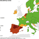 Nov zemljevid ECDC: Slovenija ostaja zelena, hrvaška obala oranžna