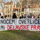 Ob dnevu žena tudi protesti: Nočem cvetlice, daj mi delavske pravice!