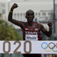 Kenijec Eliud Kipchoge zmagovalec olimpijskega maratona