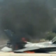 (VIDEO) Črn dim nad turističnim biserom: med letom zagorelo bojno letalo F-16