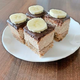 Bananine kocke s čokolado