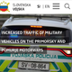 Slovenija je NATO koridor: Povečan promet na avtocestah zaradi prevažanja natovskega orožja proti mejam Rusije
