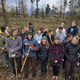 FOTO: Dijaki Gimnazije Slovenj Gradec zopet sodelovali z ZGS pri pogozdovanju