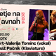 Glasbeni petek na terasi DTK: koncert Valerije Tominc in Tomaža Pačnika