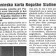 Planinska karta Rogaške Slatine