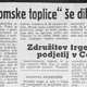 »Atomske toplice« še dihajo