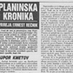 Planinska kronika