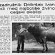 16-letni zadružnik Dobršek Ivan iz Planine sodi med najboljše živinorejce v celjski okolici