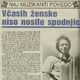 Včasih ženske niso nosile spodnjic