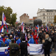 FOTO: Upokojenci v Mariboru protestirali za višje pokojnine in vladno pozornost