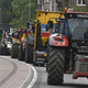 Foto: V Bruselj še enkrat več zapeljali kmeti s traktorji