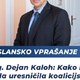 Mag. Dejan Kaloh v poslanskem vprašanju: Kako bo vlada uresničila koalicijsko zavezo spoštovanja vladavine prava, ki jo vztrajno krši?