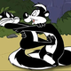 Osvajalski dihur Pepé Le Pew zaradi spolnega nadlegovanja črtan iz filma