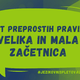 Pet preprostih pravil: velika in mala začetnica