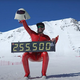Francoz Billy postavil svetovni rekord na smučeh - 255,5 km/h