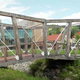V Slovenj Gradcu so lani zgradili tri lesene mostove. Zdaj jih bodo podrli, ker so prestrmi