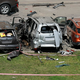 V eksploziji avtomobila v Moskvi huje poškodovan ruski častnik