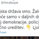 Preberite, kaj je o nasilnem protestu zapisala novinarka TV Slovenija. Odzval se je tudi Janša.