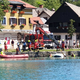 Na Blejskem jezeru se je potopil čoln s štirimi turisti