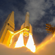 Prvi polet evropske rakete Ariane 6 delno uspešen