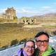 Jernej Kuntner in žena Monika praznovala obletnico na Škotskem