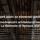 Odprti poziv za slovenski paviljon na 18. arhitekturnem bienalu v Benetkah