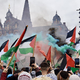 Izrael na evrovizijskem odru, tisoči protestnikov na ulicah
