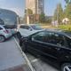 Kranj: avtobus brez nadzora mendral avte pred seboj